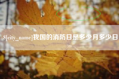 伊春我国的消防日是多少月多少日
