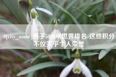 伊春男子5000米世界排名-这些积分不仅关乎个人荣誉