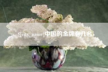 伊春中国的金牌有几名