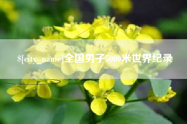 伊春全国男子5000米世界纪录
