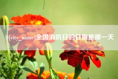 伊春全国消防日的日期是哪一天