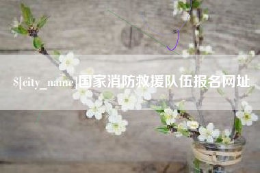 伊春国家消防救援队伍报名网址