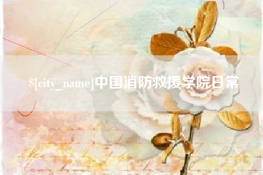 伊春中国消防救援学院日常