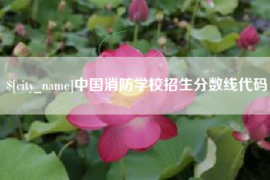 伊春中国消防学校招生分数线代码