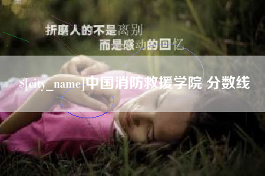伊春中国消防救援学院 分数线