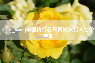 伊春中国执行公开网被执行人名单查询