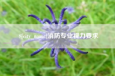 伊春消防专业视力要求