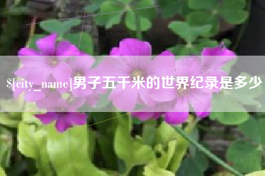 伊春男子五千米的世界纪录是多少