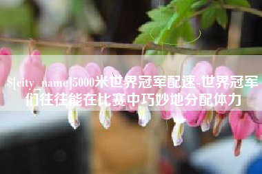 伊春5000米世界冠军配速-世界冠军们往往能在比赛中巧妙地分配体力