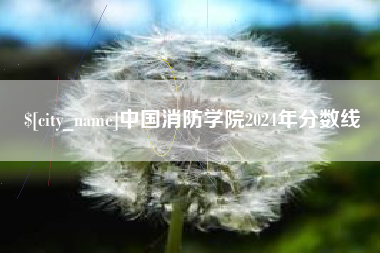 伊春中国消防学院2024年分数线