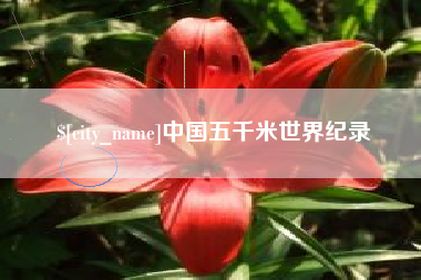 伊春中国五千米世界纪录