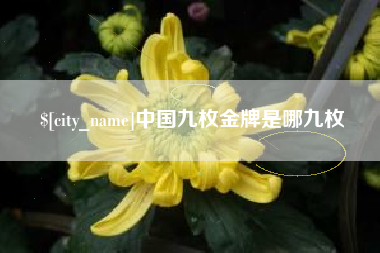 伊春中国九枚金牌是哪九枚
