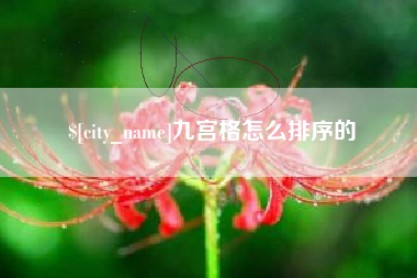 伊春九宫格怎么排序的