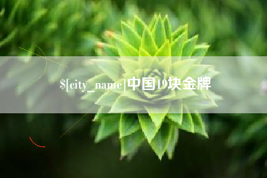 伊春中国19块金牌