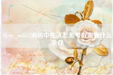伊春消防中控证怎么考取需要什么条件