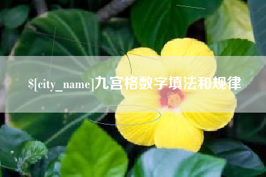 伊春九宫格数字填法和规律