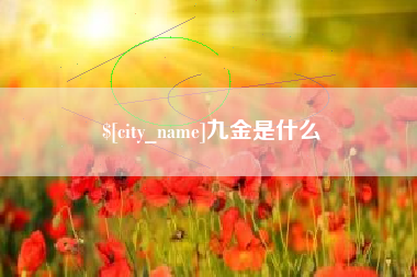 伊春九金是什么