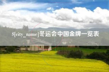 伊春冬运会中国金牌一览表