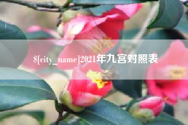 伊春2021年九宫对照表