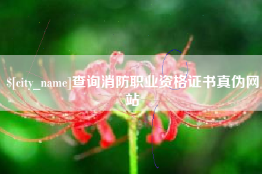 伊春查询消防职业资格证书真伪网站