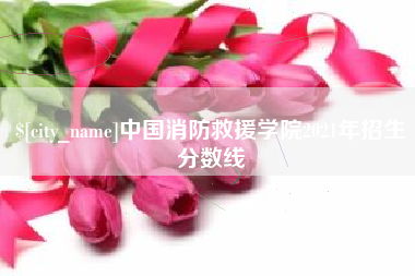 伊春中国消防救援学院2021年招生分数线