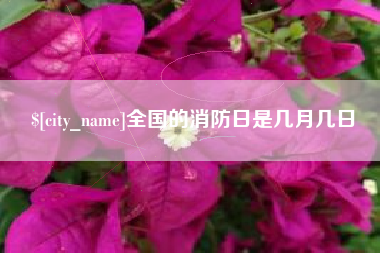 伊春全国的消防日是几月几日